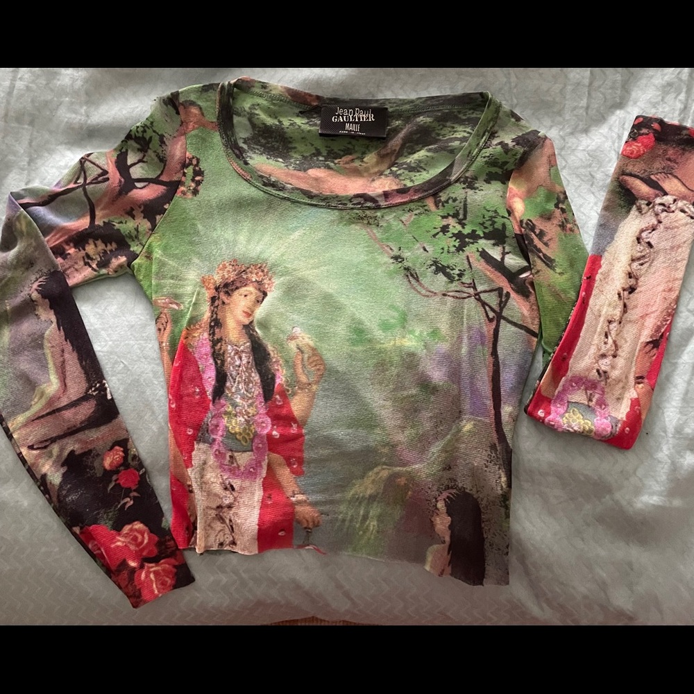 Authentic Jean Paul Gaultier 1990’s Mesh Top